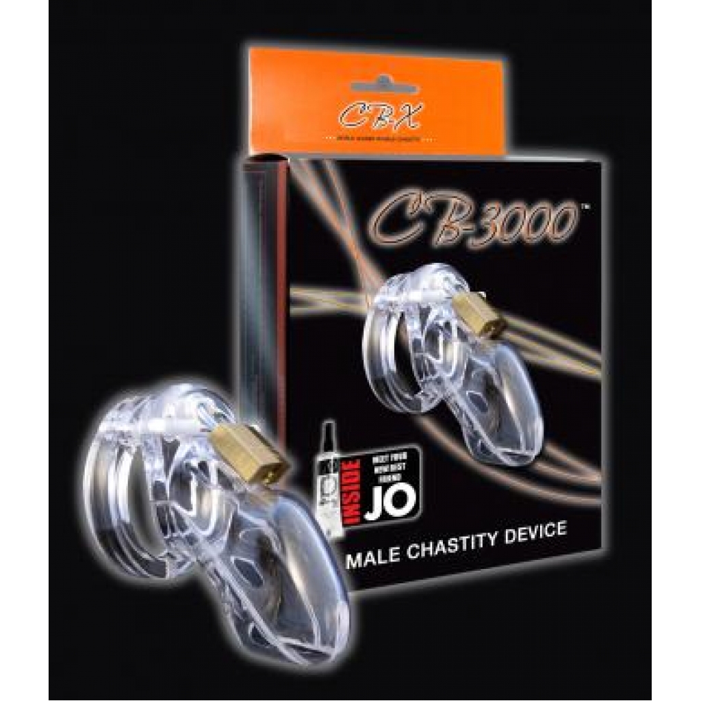 Cb-3000 Male Chastity Device 3 inch Clear Cock Cage - Chastity & Cock Cages