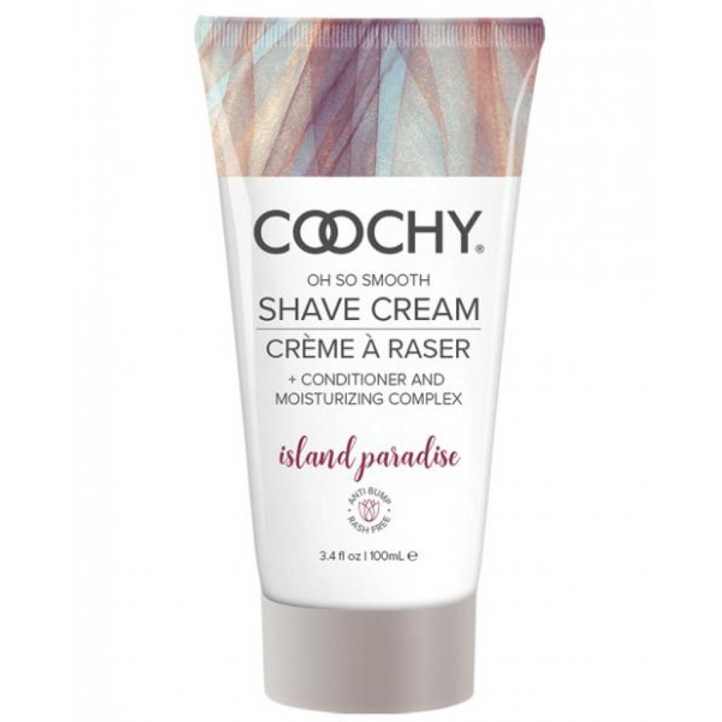 Coochy Shave Cream Island Paradise 3.4oz - Shaving & Intimate Care