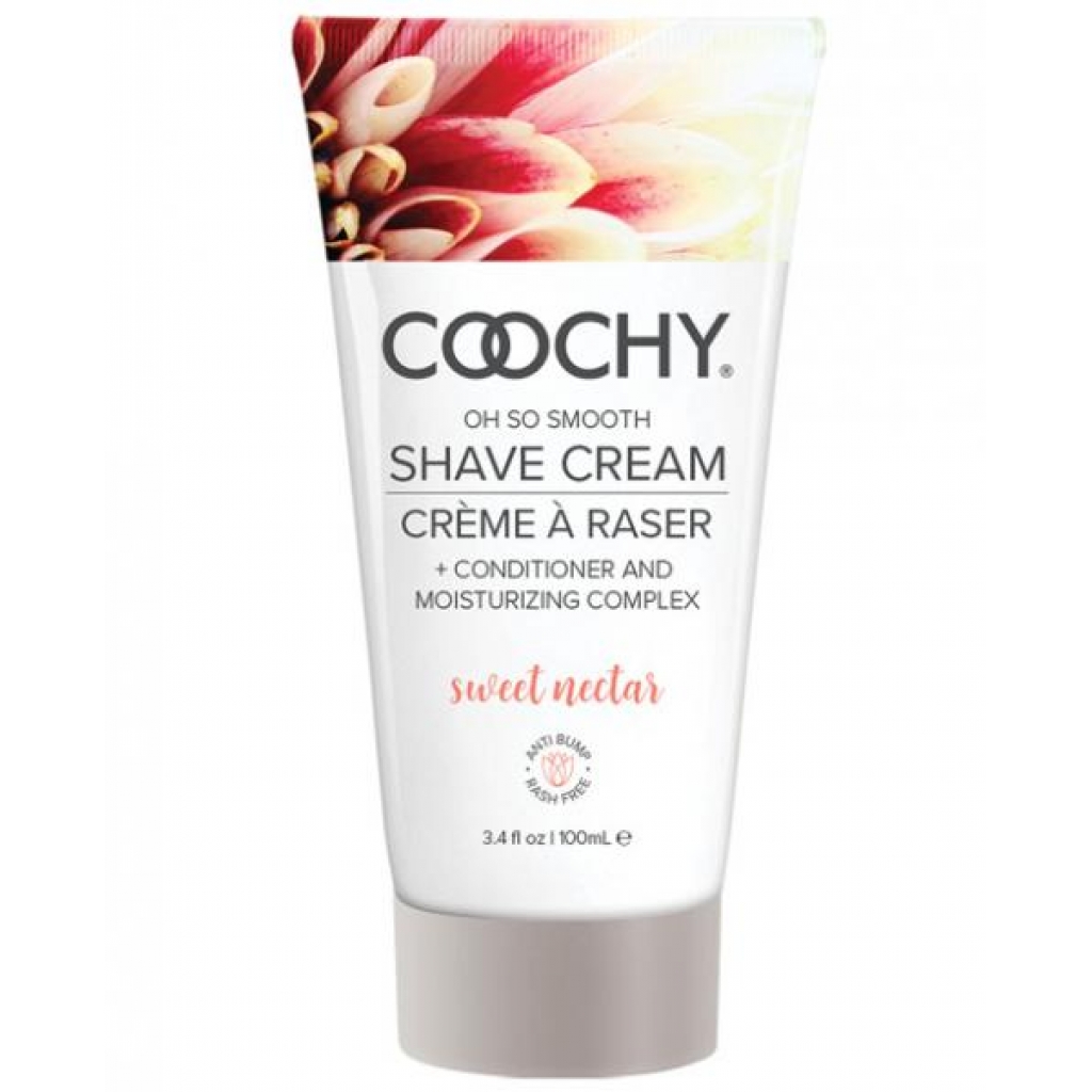 Coochy Shave Cream Sweet Nectar 3.4oz - Shaving & Intimate Care