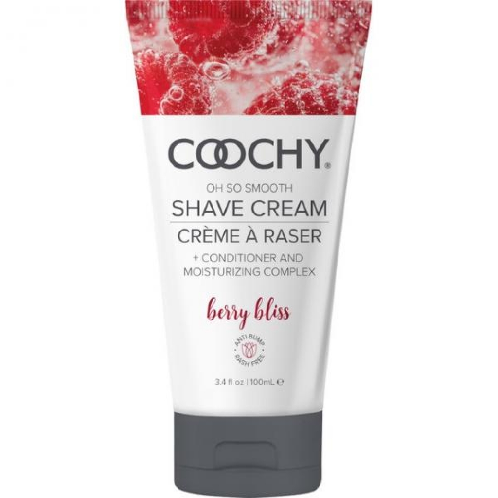 Coochy Shave Cream Berry Bliss 3.4 Oz - Shaving & Intimate Care
