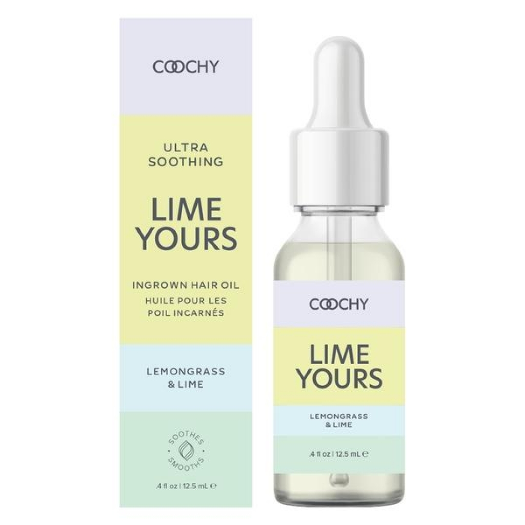 Coochy Ingrown Hair Oil Lemongrass Lime 0.4 Oz - Shaving & Intimate Care