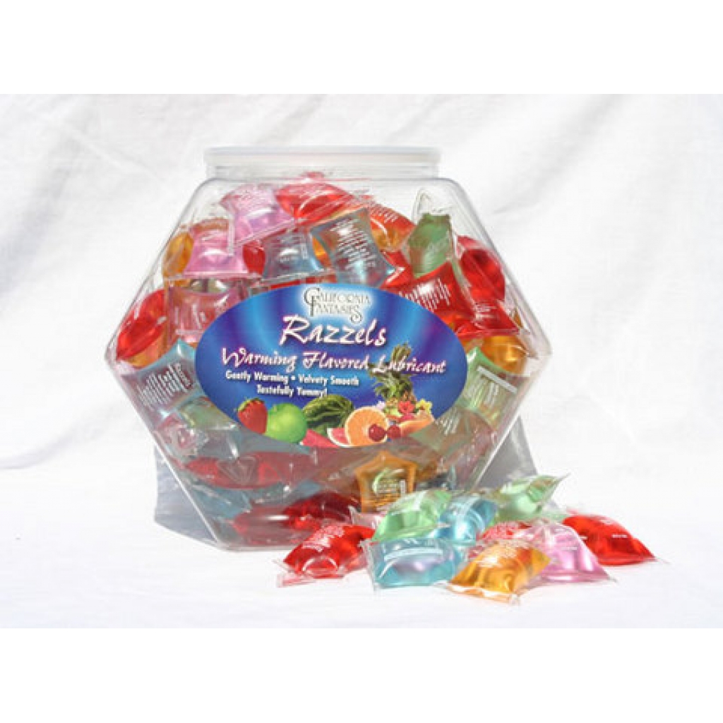 Razzels 100 Assorted Pillow Pak Fishbowl - Lubricants