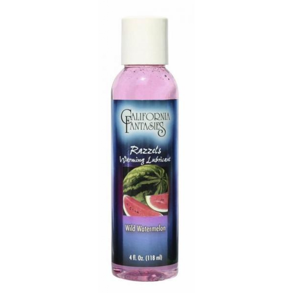 Razzels Watermelon Warming Lube 4 oz - Lubricants