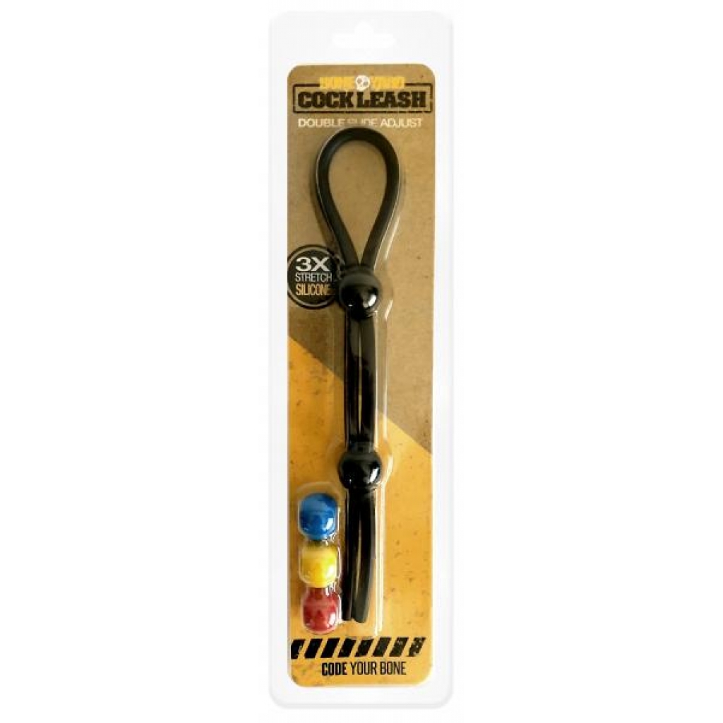 Cock Leash Double - Adjustable & Versatile Penis Rings