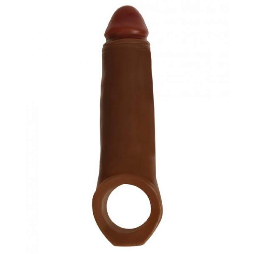 Jock Enhancer 2 inches Extender With Ball Strap Brown - Penis Extensions