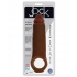 Jock Enhancer 2 inches Extender With Ball Strap Brown - Penis Extensions