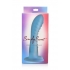 Simply Sweet Ribbed Silicone Dildo Blue - Realistic Dildos & Dongs
