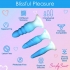 Simply Sweet Silicone Butt Plug Set Blue - Anal Plugs