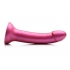 Simply Sweet 7 In Metallic Silicone Dildo Pink - Realistic Dildos & Dongs