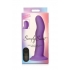 Simply Sweet Vibrating Wavy Silicone Dildo W/ Remote - Realistic Dildos & Dongs