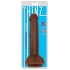 Thinz 8 inches Slim Dong with Balls Chocolate Brown - Realistic Dildos & Dongs