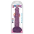 Lollicock 8 inches Slim Stick Dildo Balls Purple Grape Ice - Realistic Dildos & Dongs