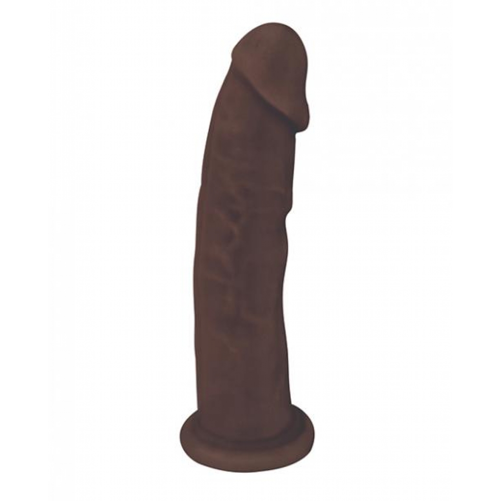 Fleshstixxx 6 inches Silicone Dildo No Balls Brown - Realistic Dildos & Dongs