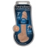 Fleshstixxx 7 inches Silicone Dildo With Balls Latte - Realistic Dildos & Dongs