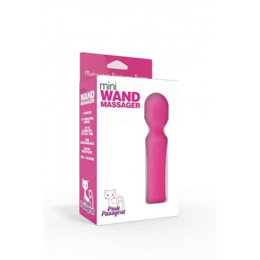 Pink Pussycat Mini Wand - Body Massagers