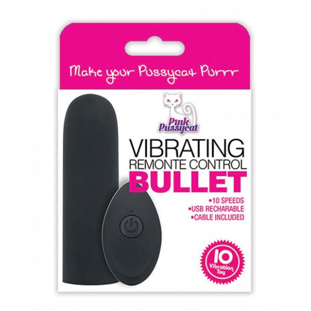 Pink Pussycat Remote Control Bullet - Bullet Vibrators
