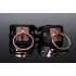 Pleasure Cuffs Black & Rose Gold - Handcuffs