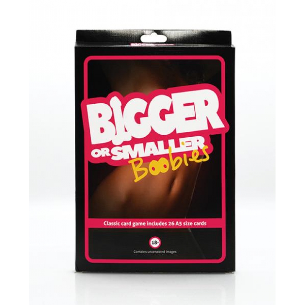 Play Wiv Me Bigger Or Smaller Boobs Card Game - Party Hot Games