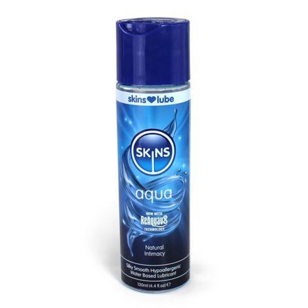 Skins Aqua Water Based Lube 4.4 Oz - Lubricants