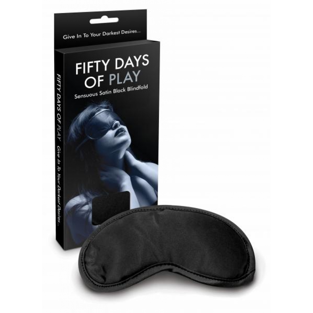 Fifty Days Of Play Blindfold Black - Blindfolds