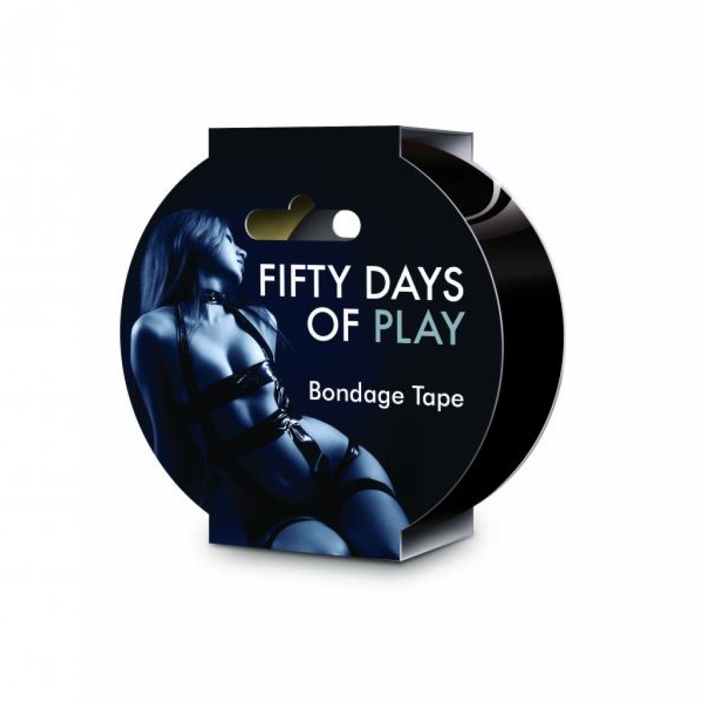 Fifty Days Of Play Bondage Tape Black - Rope, Tape & Ties