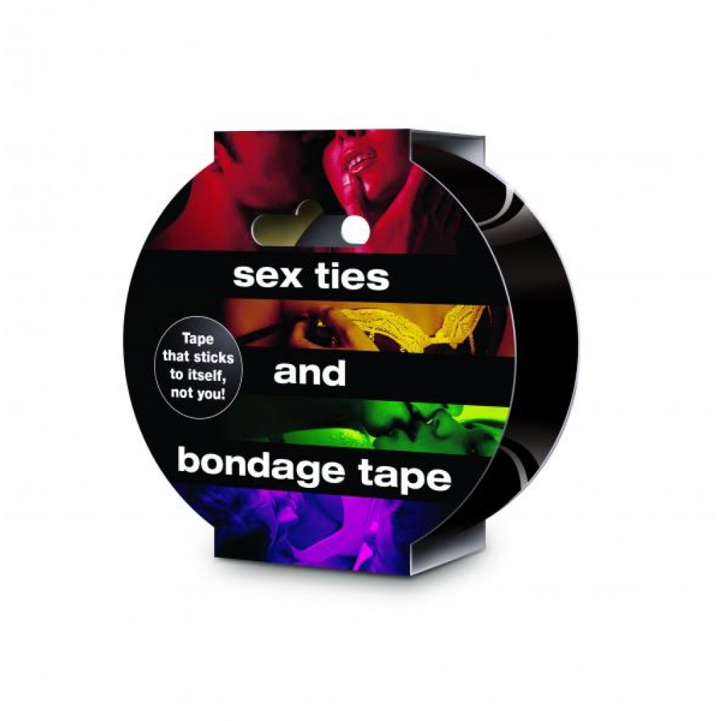 Sex Ties and Bondage Tape Black - Rope, Tape & Ties