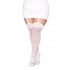 Sheer Thigh High Bride Sequin Back White Q/s - Bodystockings, Pantyhose & Garters
