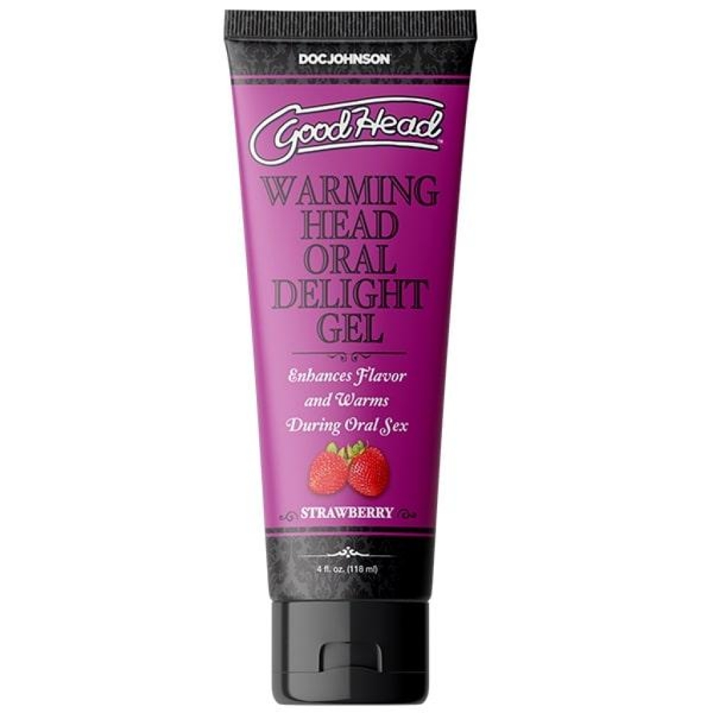 Goodhead Warming Oral Delight Gel Strawberry 4 Oz - Oral Sex