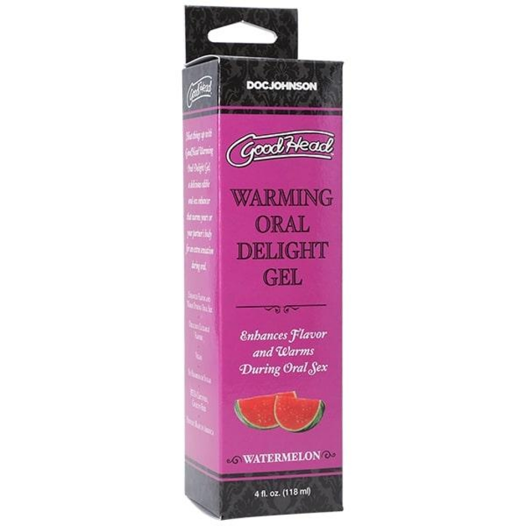 Goodhead Warming Oral Delight Gel Watermelon 4 Oz - Oral Sex