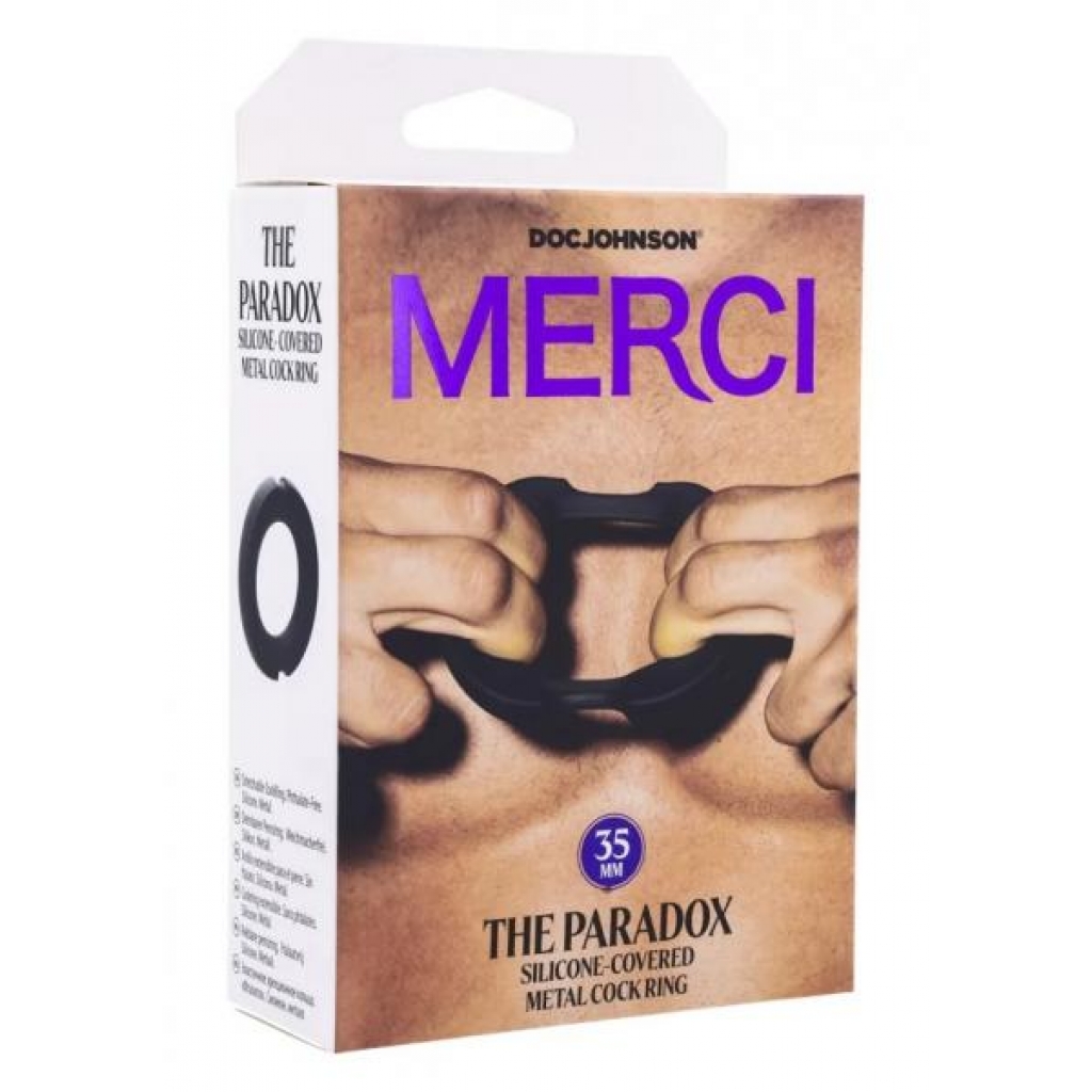 Merci Paradox 35mm Black - Luxury Penis Rings