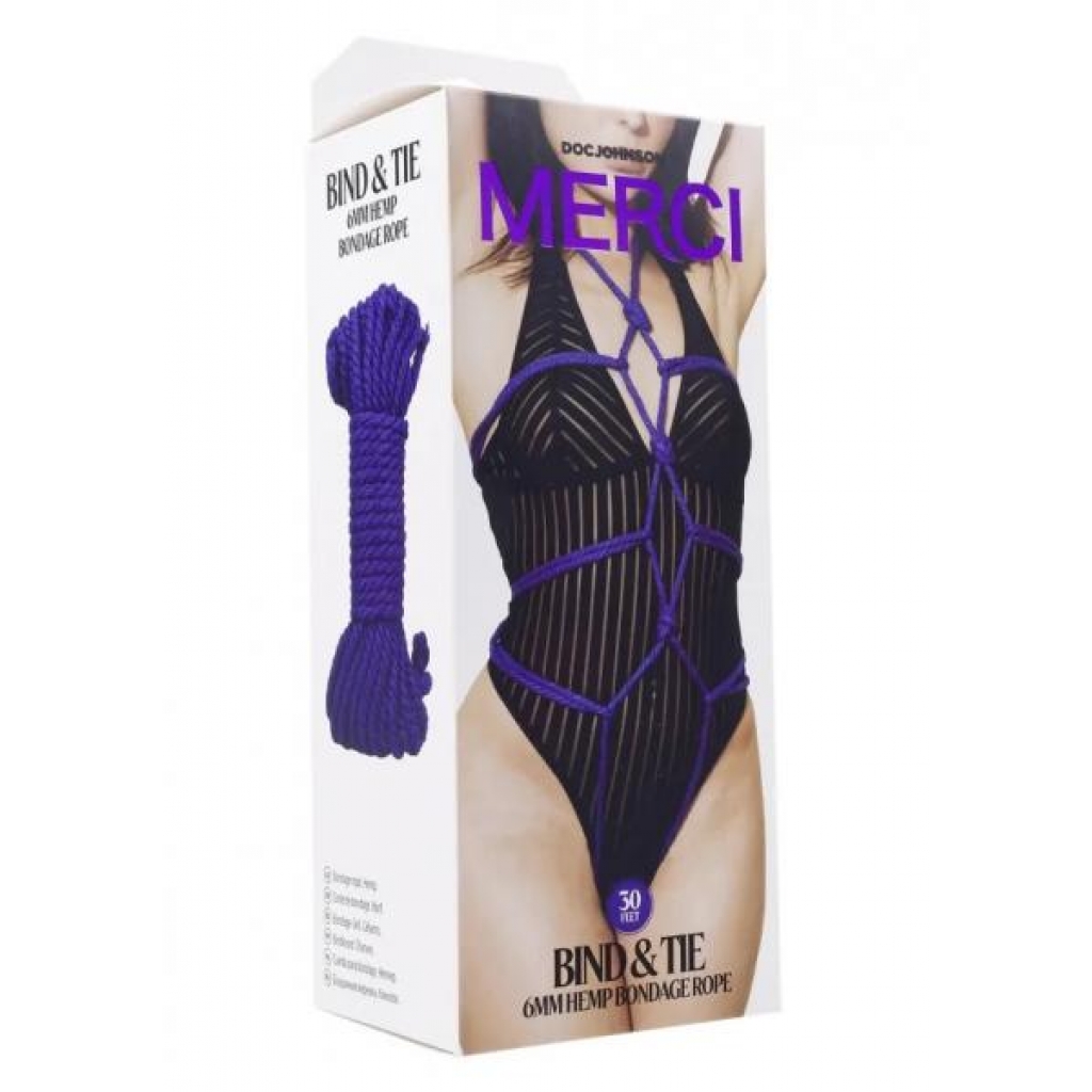 Merci Bind & Tie 30ft Violet - Rope, Tape & Ties