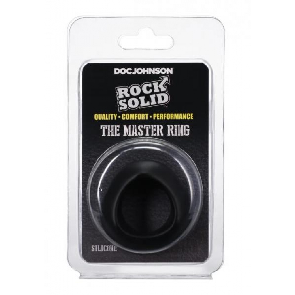 Rock Solid Master Ring Black - Classic Penis Rings