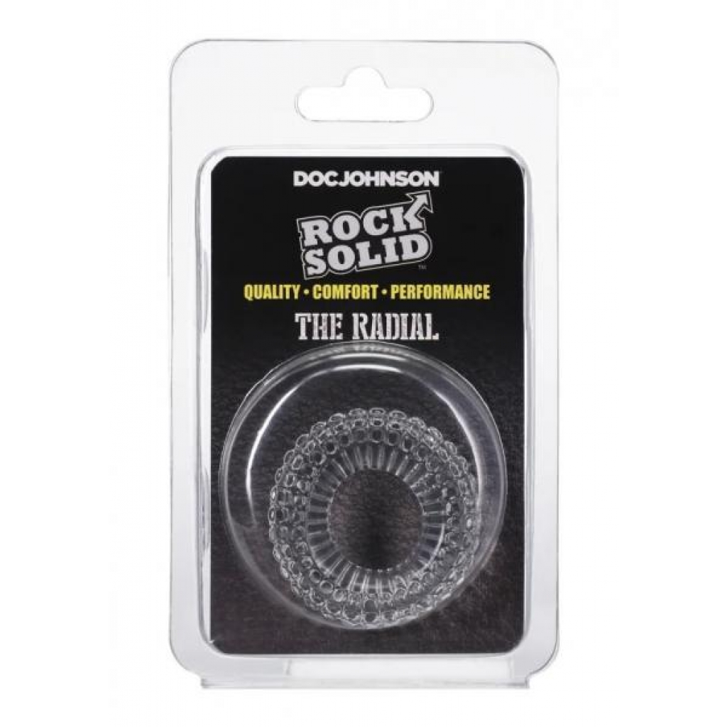 Rock Solid Radial Clear - Classic Penis Rings