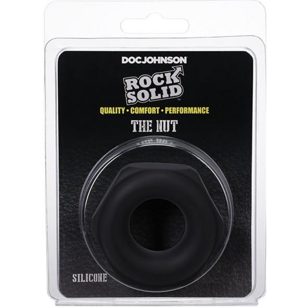 Rock Solid Nutt Black Glow - Classic Penis Rings