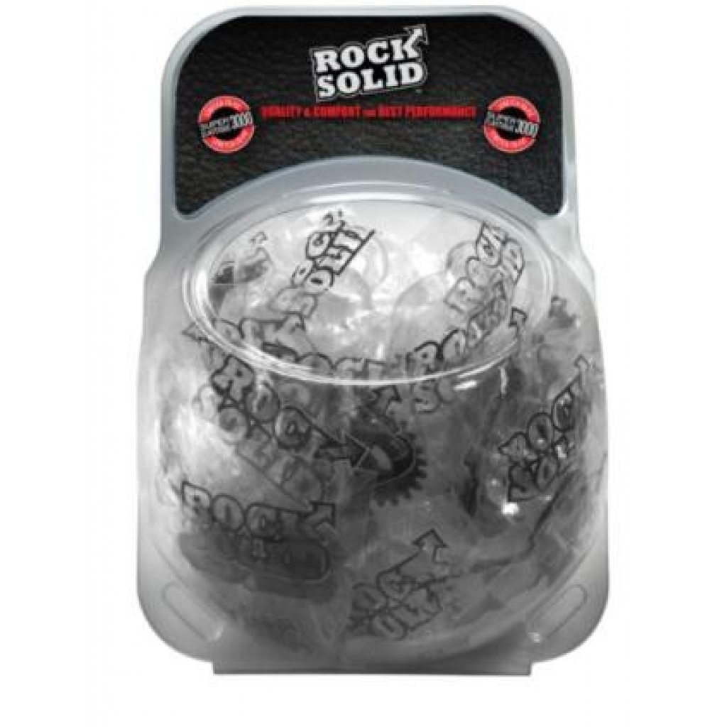 Rock Solid 2 Pack C-ring Set Bowl - Classic Penis Rings