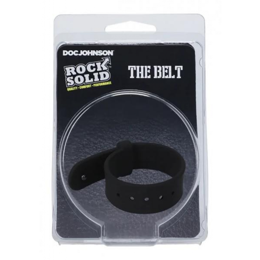 Rock Solid The Belt Black - Adjustable & Versatile Penis Rings