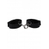 Vegan Leather Handcuffs - Black