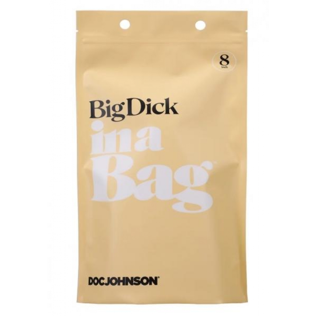 In A Bag Big Dick 8 Inch Clear - Realistic Dildos & Dongs