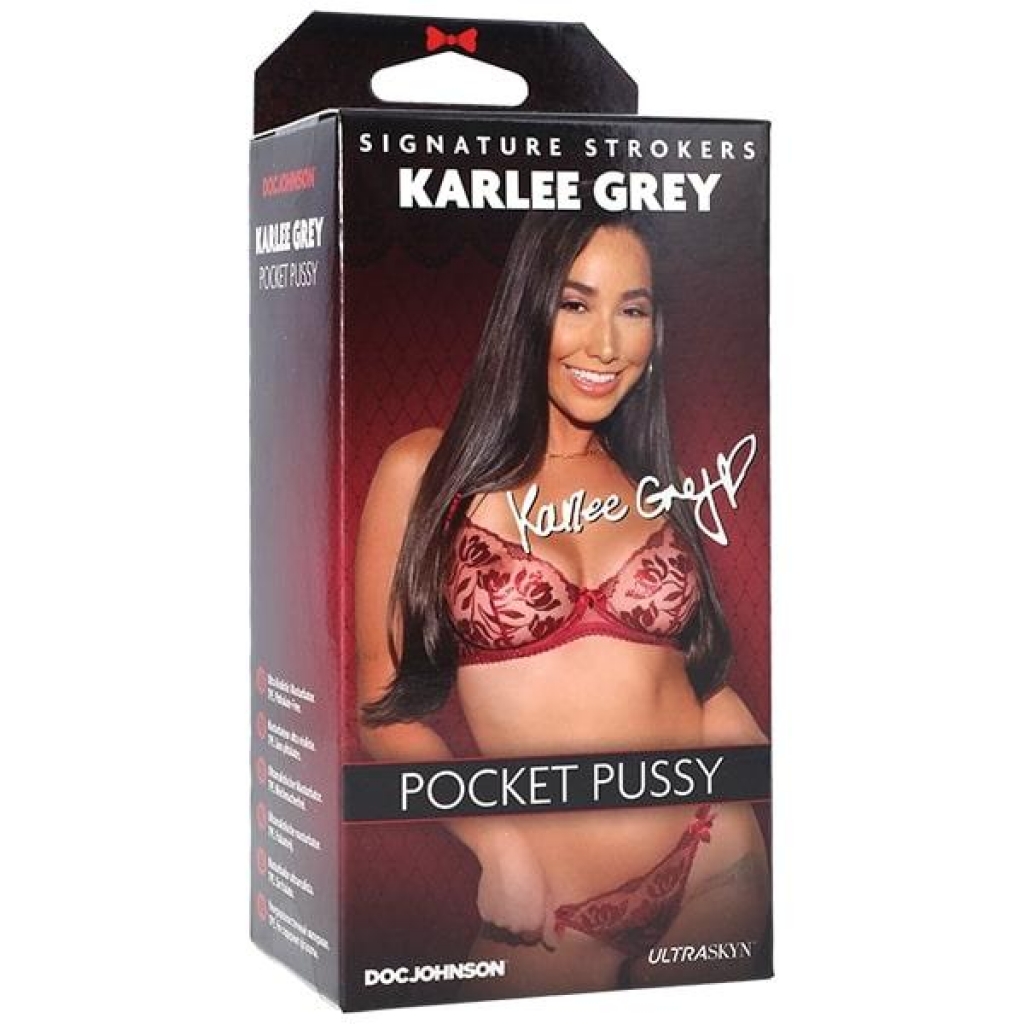 Signature Strokers Karlee Grey Ultraskyn Pocket Pussy Vanilla - Porn Star Masturbators