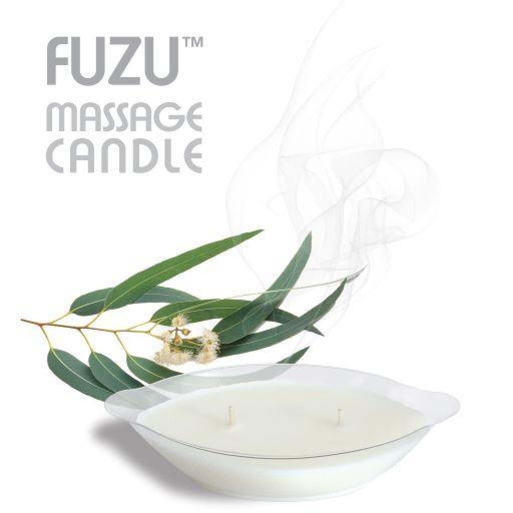 Fuzu Massage Candle Eucalyptus Calm 4 Oz - Massage Candles