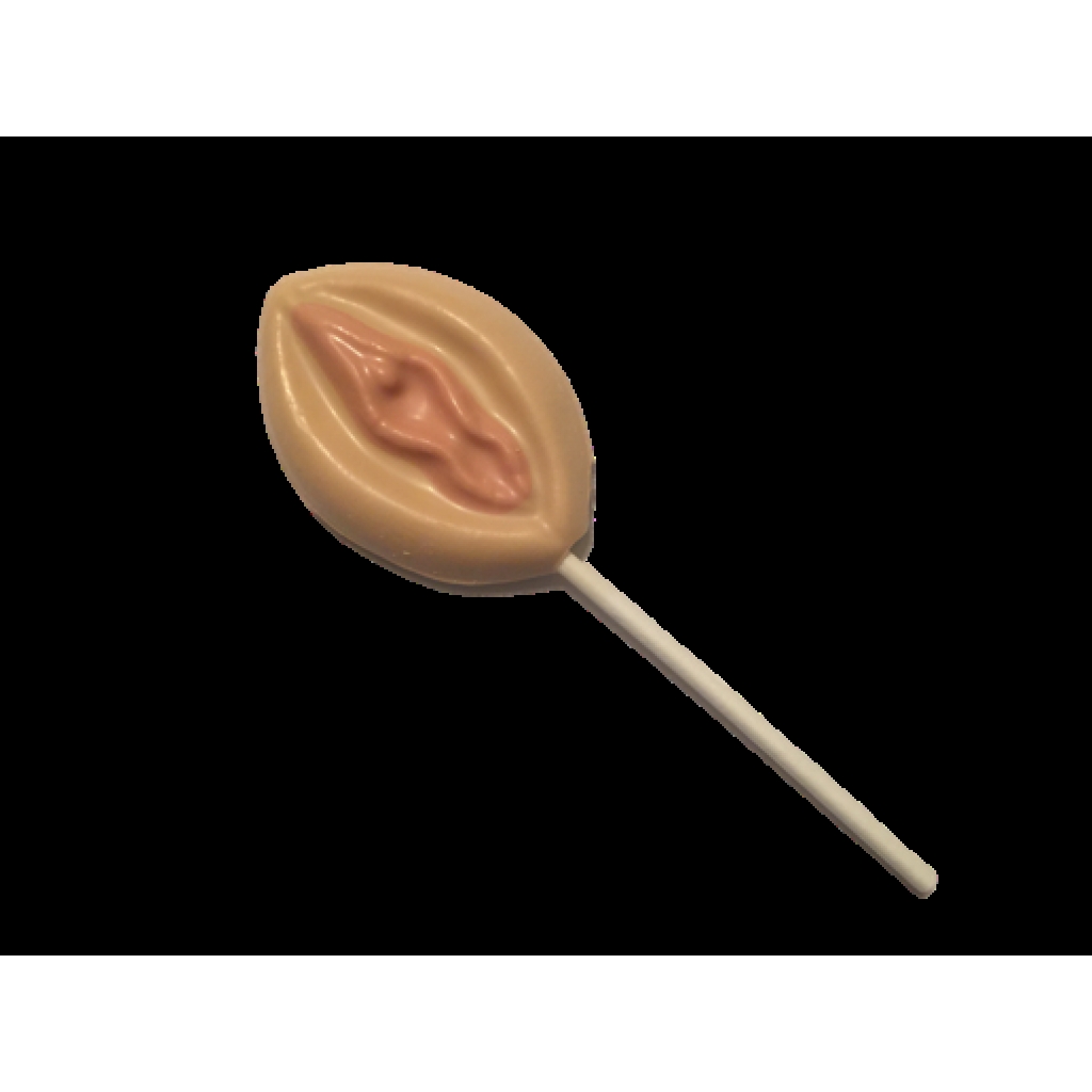 Vagina Sucker Butterscotch Lollipop - Adult Candy and Erotic Foods