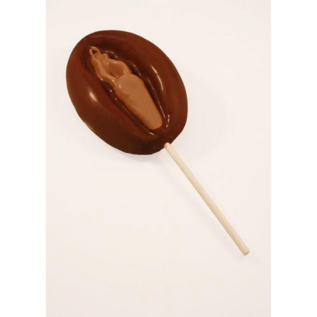 Erotic Chocolate Super Vagina with Stick Lollipop - Adult Candy and Erotic Foods