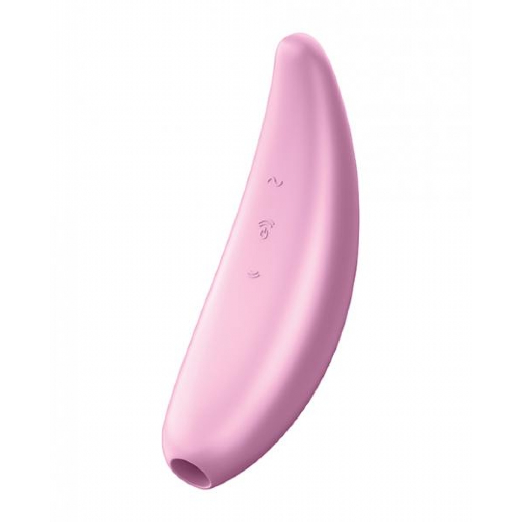 Satisfyer Curvy 3+ Pink W/ App (net) - Clit Suckers & Oral Suction