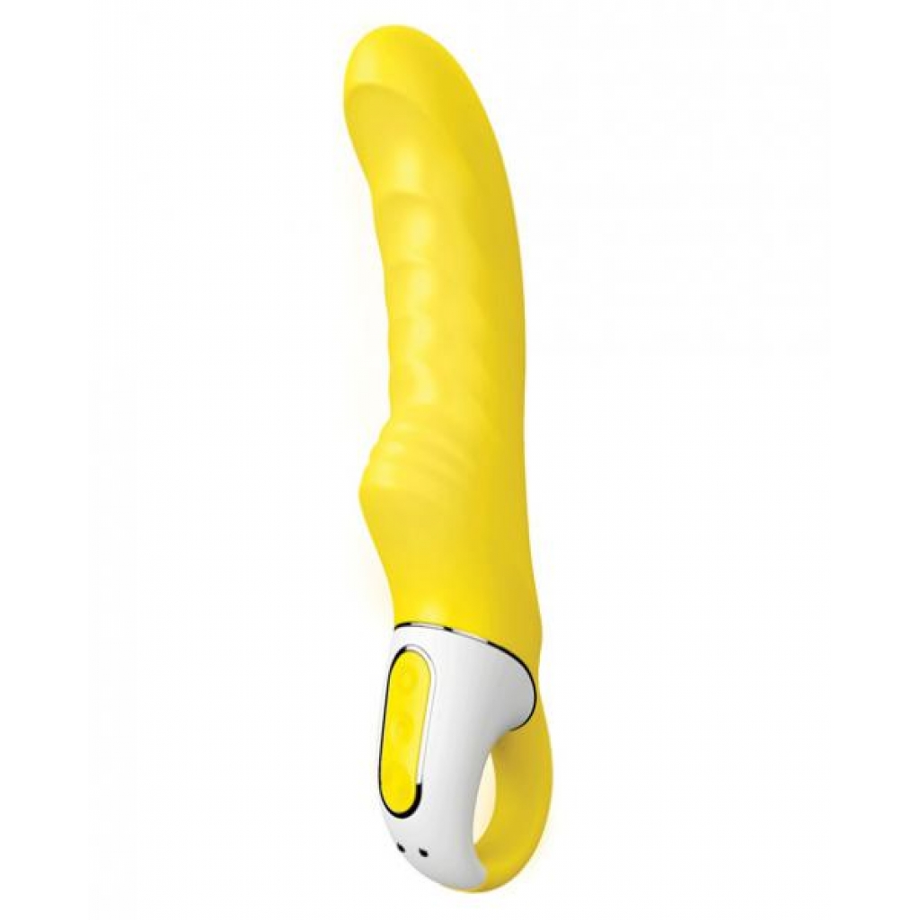 Satisfyer Vibes Yummy Sunshine Yellow G-Spot Vibrator - G-Spot Vibrators