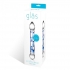 Glas 6.5 inches Full Tip Textured Glass Dildo Clear - G-Spot Dildos