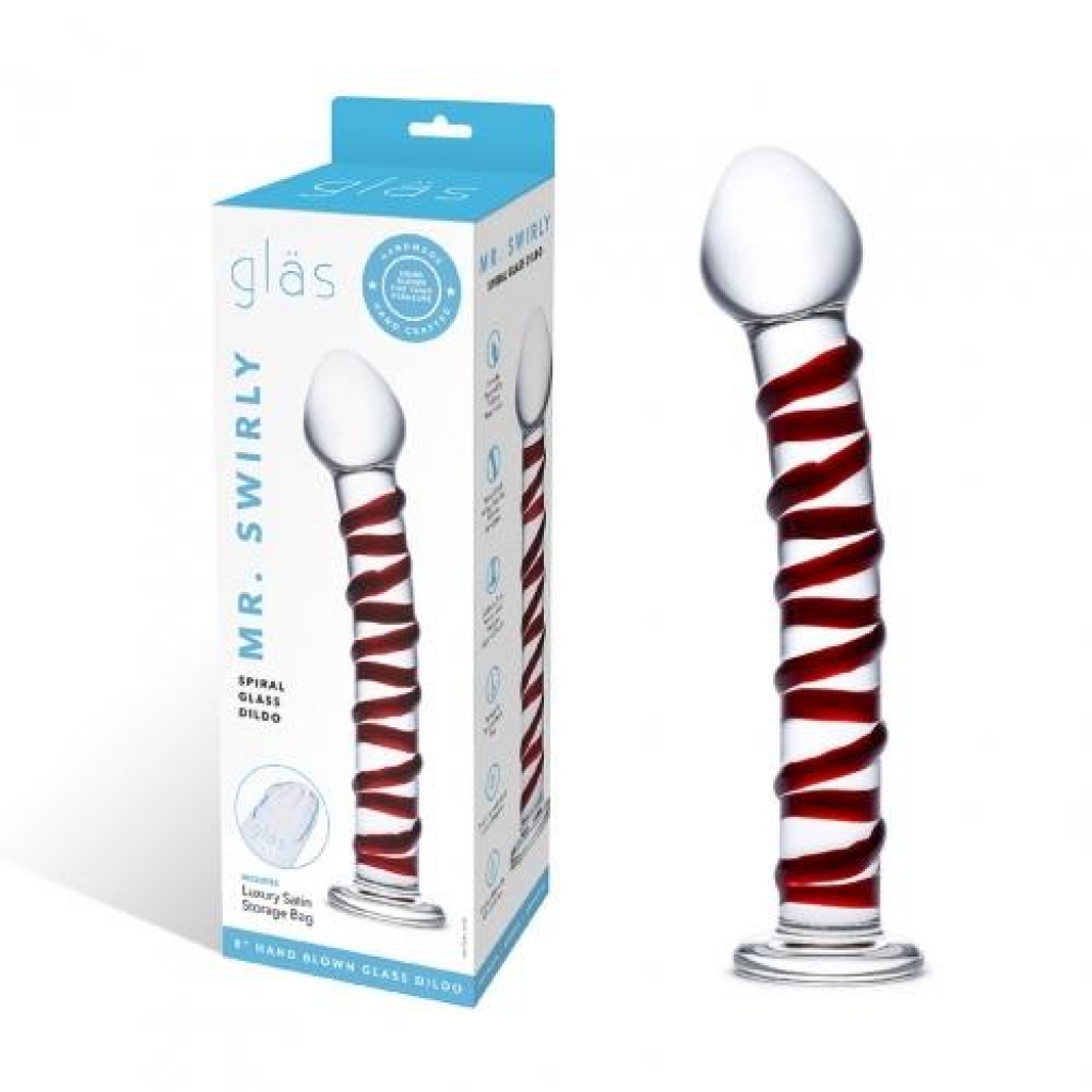 Glas Mr Swirly Spiral Glass Dildo - Realistic Dildos & Dongs