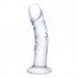 Glas 7 Curved Realistic Glass Dildo W Veins 