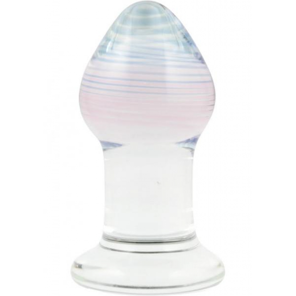 Glas Amethyst Rain Glass Butt Plug - Anal Plugs