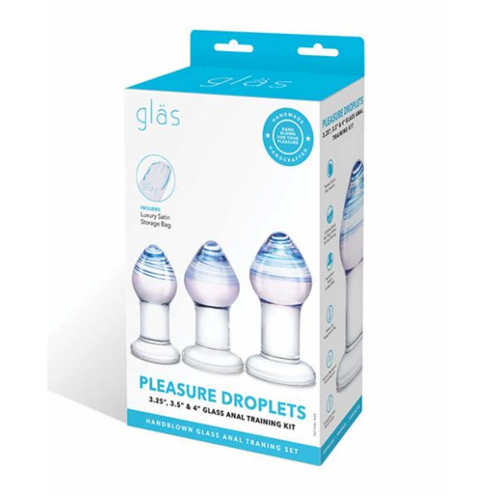 Glas Pleasure Droplets Anal Training Kit - Anal Trainer Kits