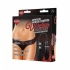 Hustler Wireless Remote Control Panty Black M/L - Vibrating Panties